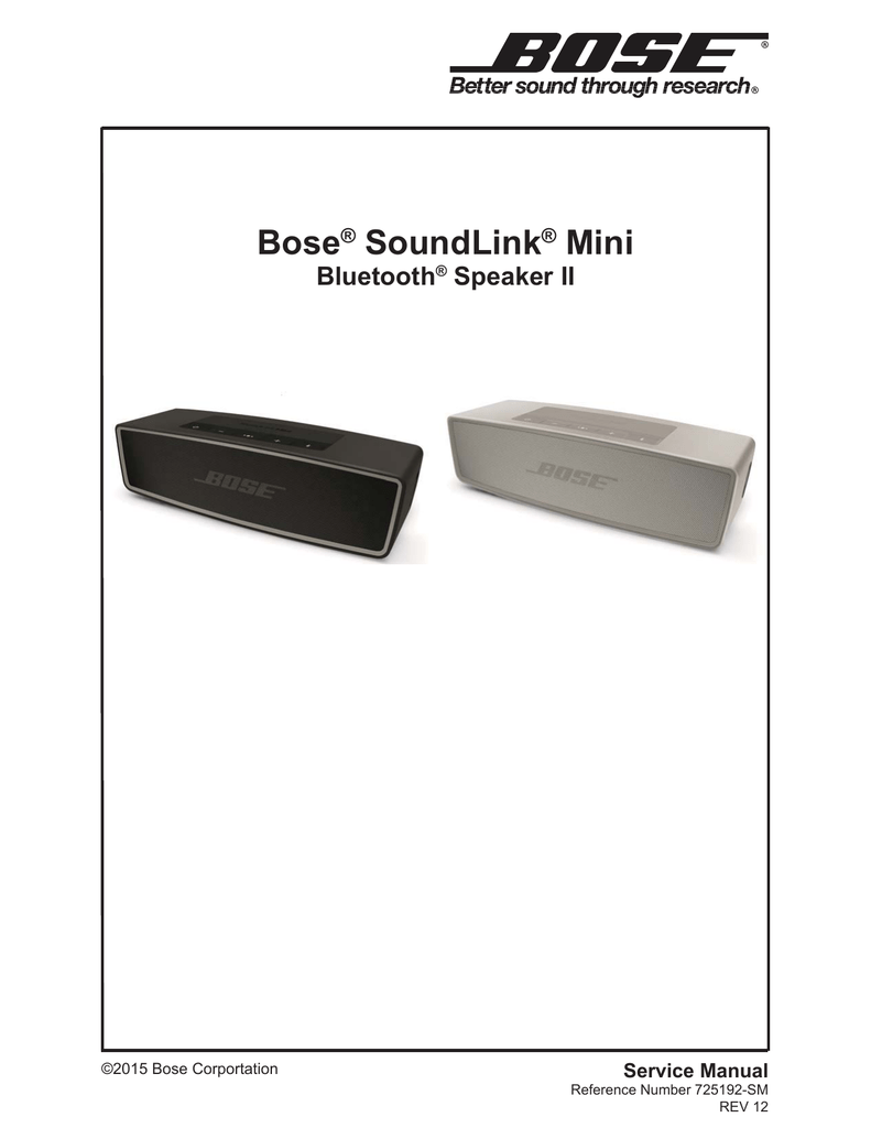 bose soundlink mini 1 manual
