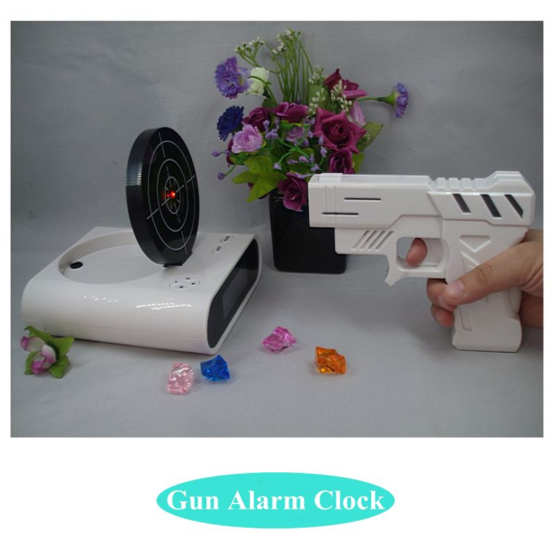 gun alarm clock user manual
