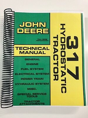 john deere 400 hydrostatic tractor service manual