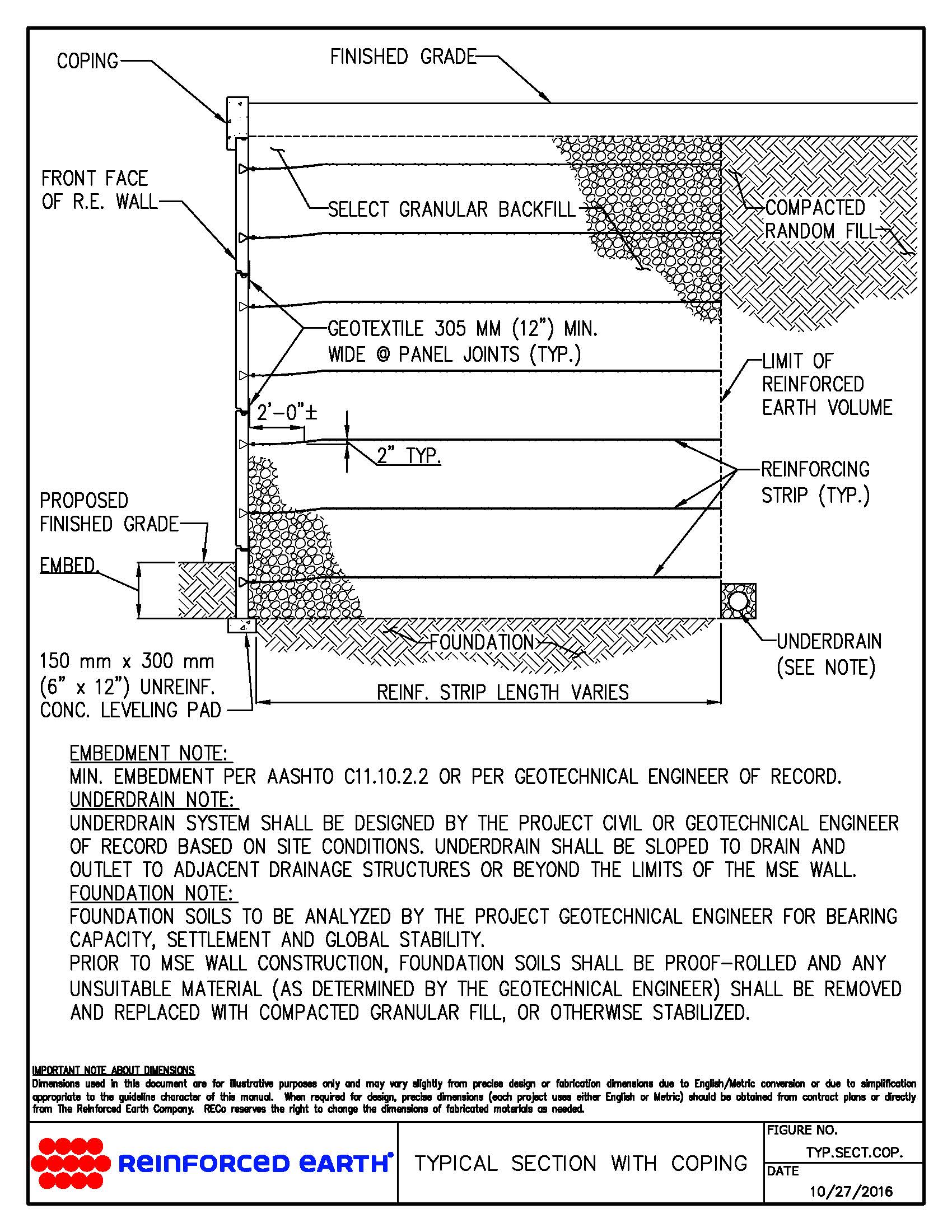 reinforced earth wall construction manual