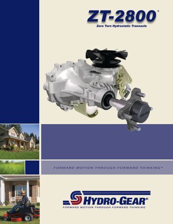hydro gear zt 5400 manual