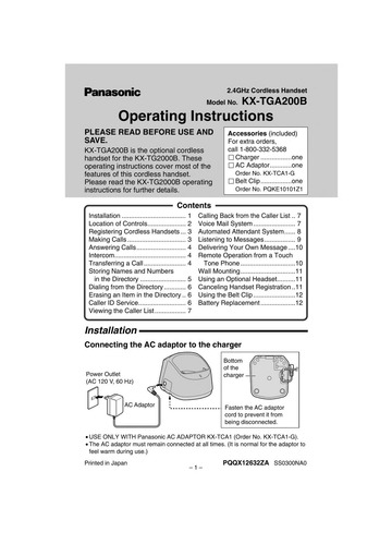 panasonic kx tga431al user manual