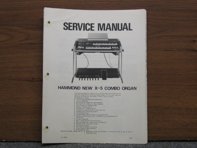 hammond organ service manual download
