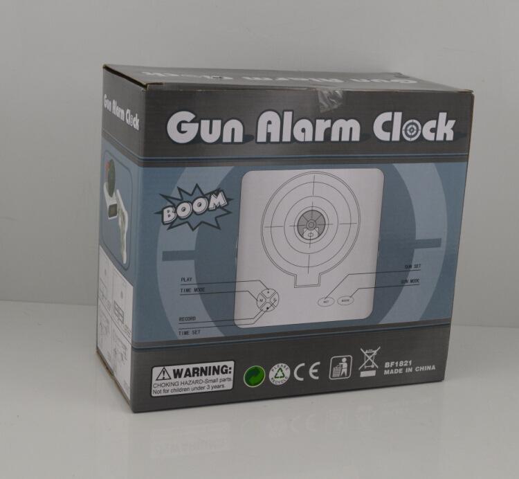 gun alarm clock user manual