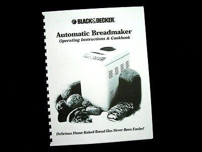 black and decker bread maker manual b1650