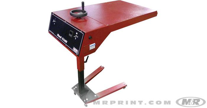 m&r manual screen printing press