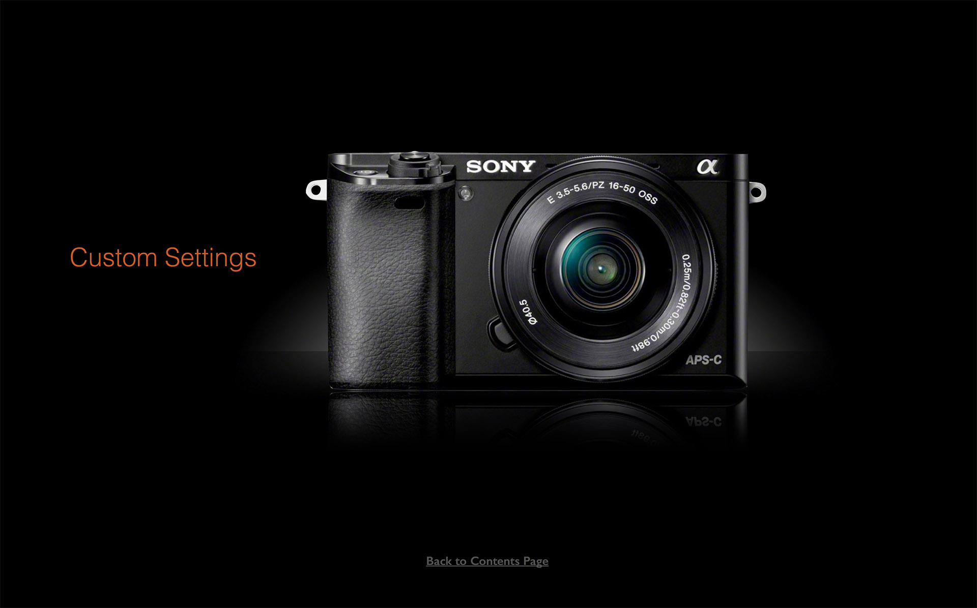 sony alpha a6000 manual free download